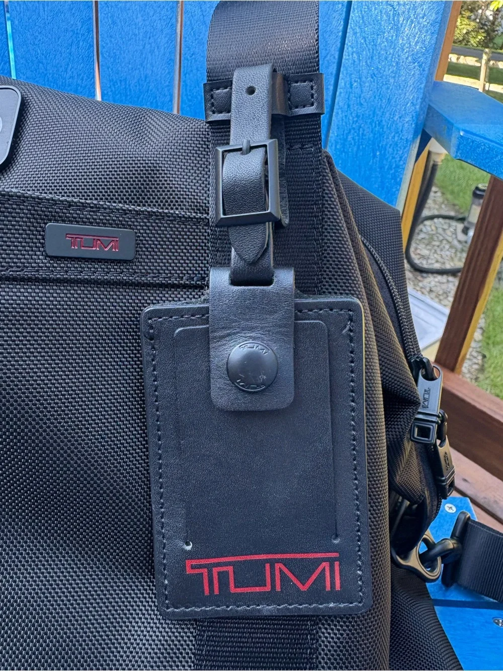 Tumi Subaru Collaboration Black Nylon Travel Duffel/Tote